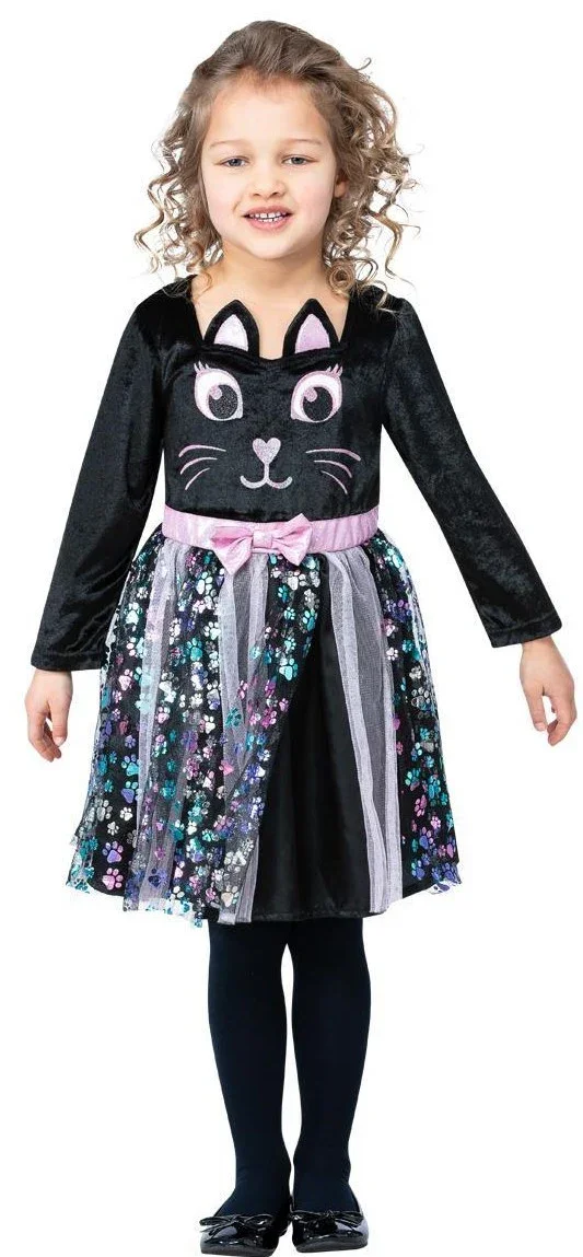 Disfraz de Gatita Rosa y Negra para Niña - Image 2