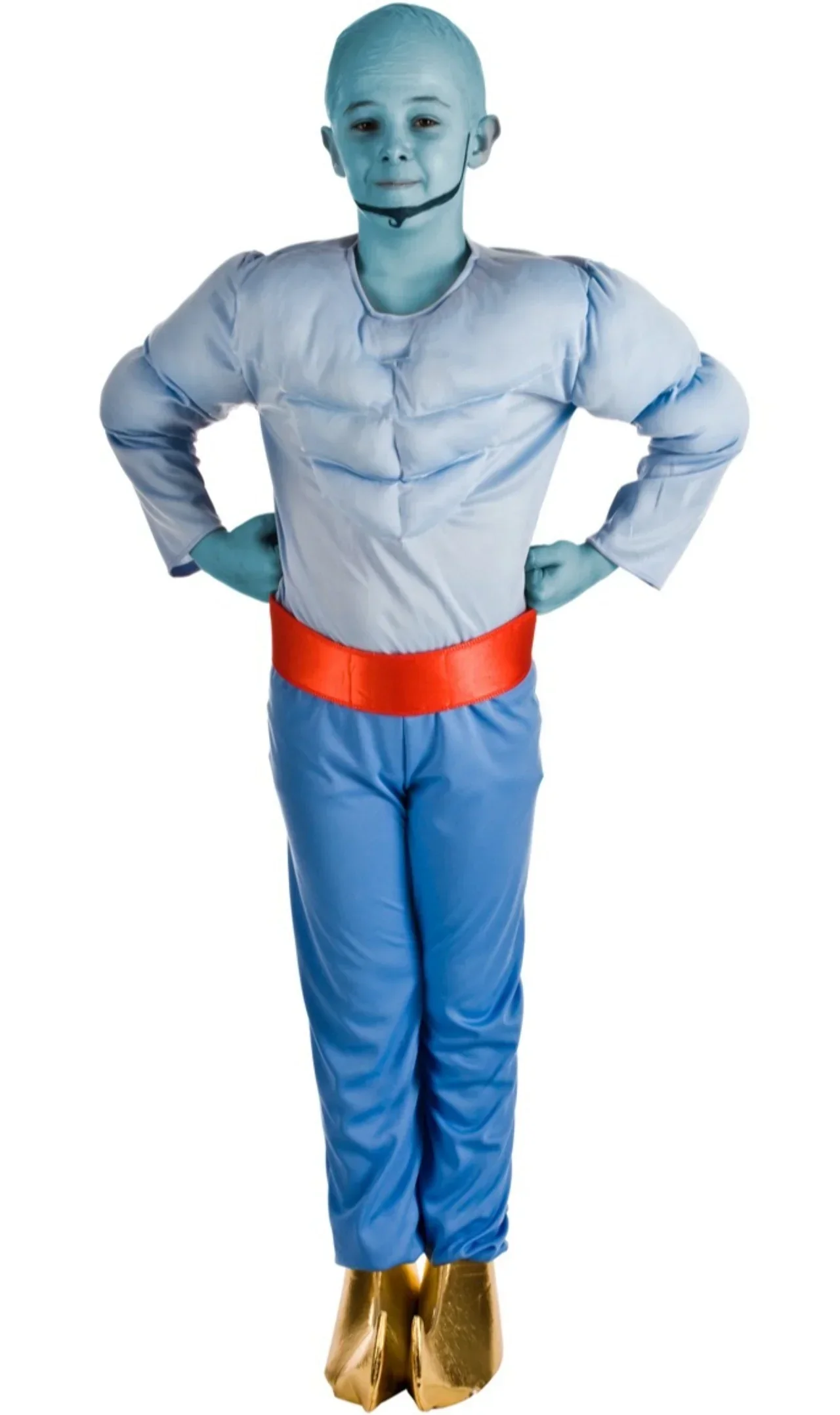 Disfraz de Genio Azul para Niño - Image 2