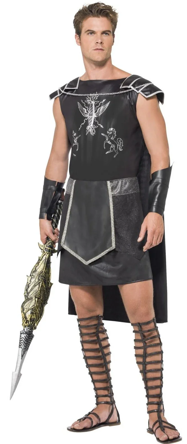 Disfraz de Gladiador Negro para Hombre - Image 4