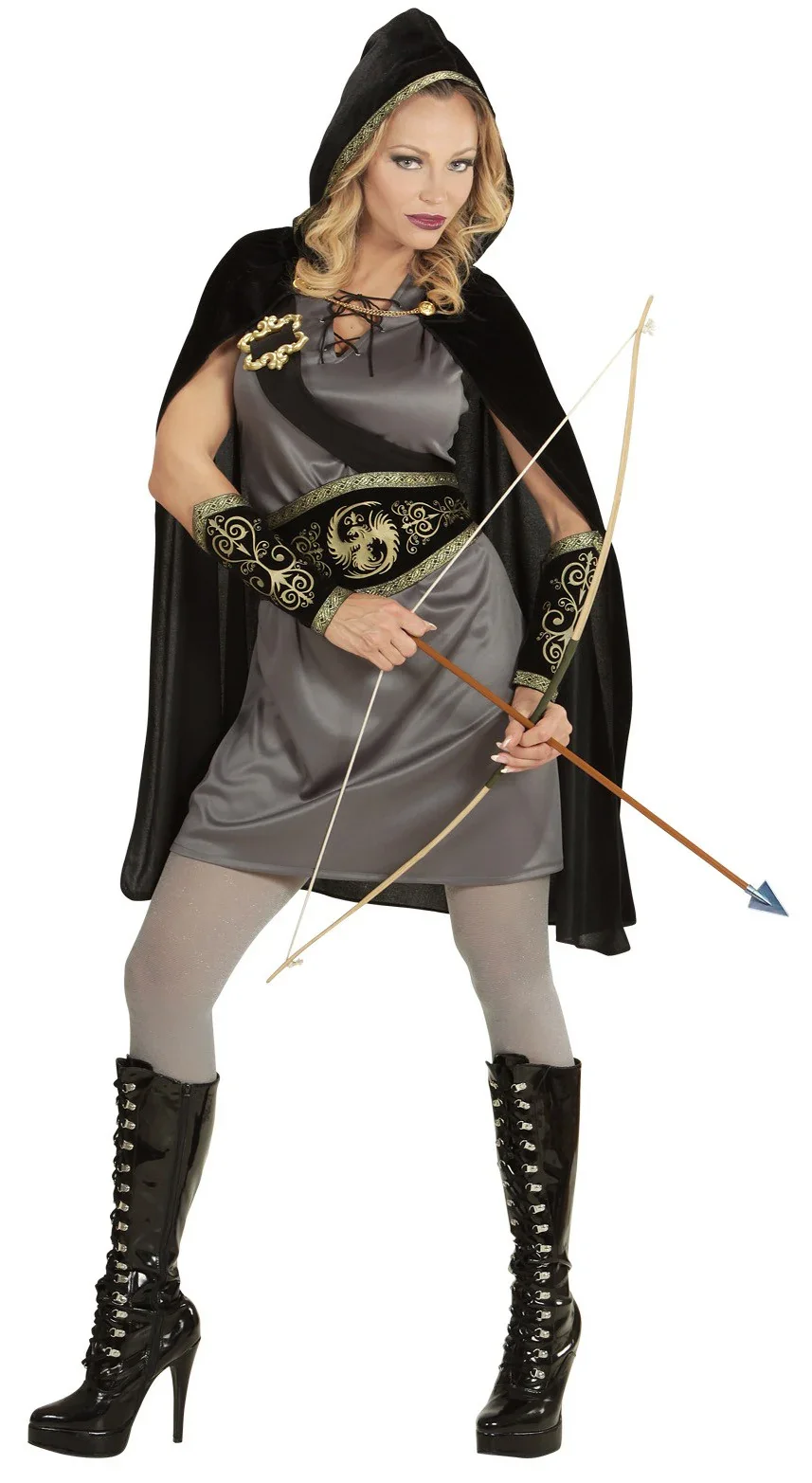 Disfraz de Guerrera Medieval Corto para Mujer - Image 3