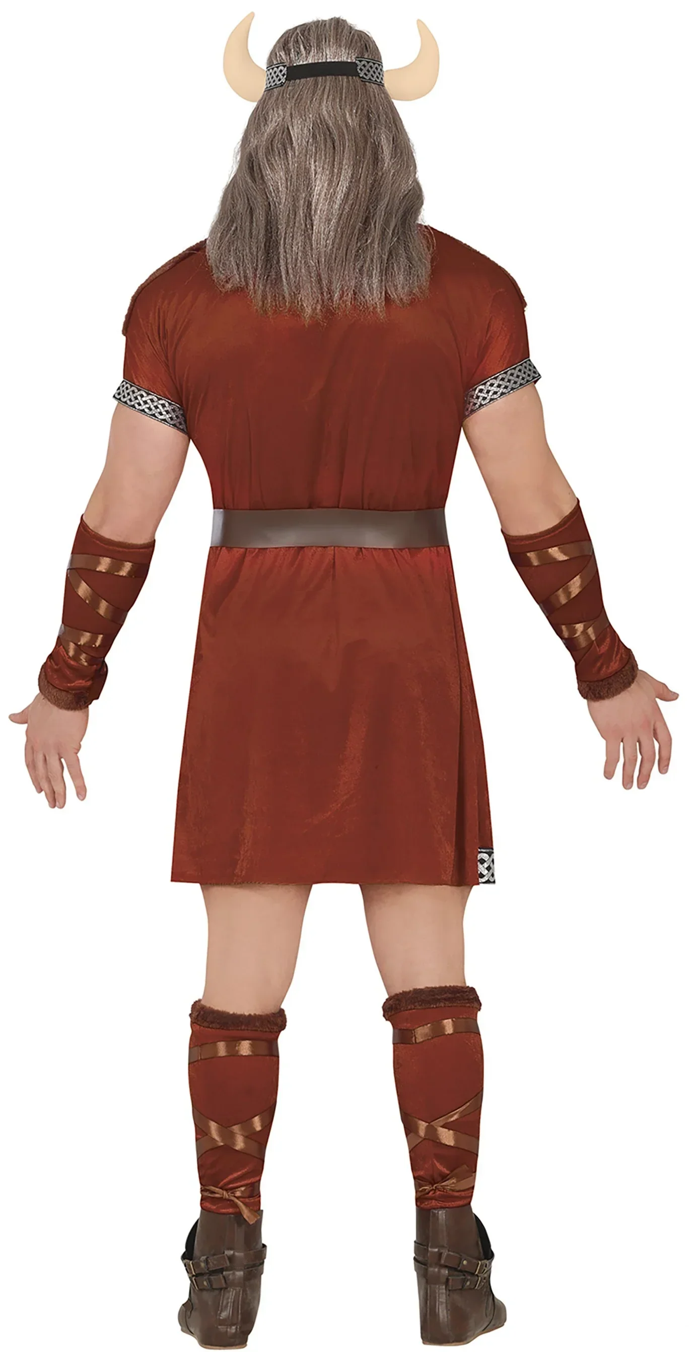 Disfraz de Guerrero Vikingo Marrón para Hombre - Image 2