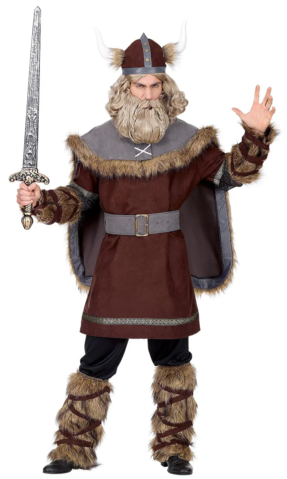 Disfraz de Guerrero Vikingo Premium para Hombre - Image 3