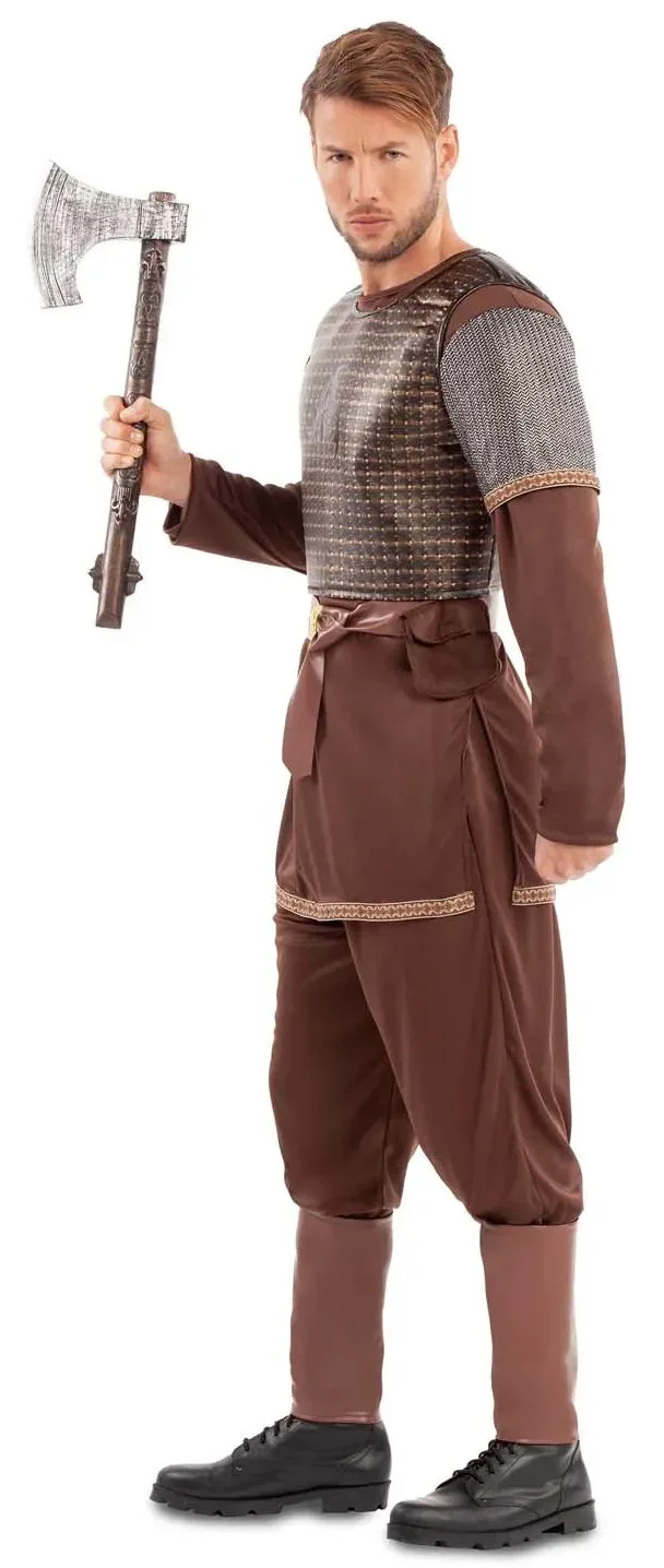 Disfraz de Guerrero Vikingo Ragnar para Hombre - Image 3