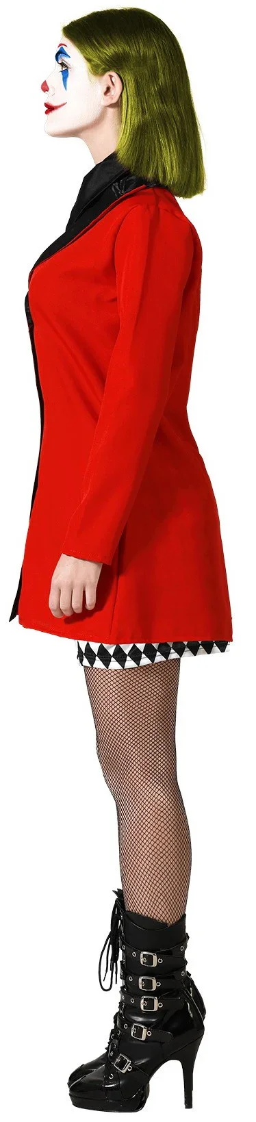 Disfraz de Harley Loca con Traje Rojo para Mujer - Image 2