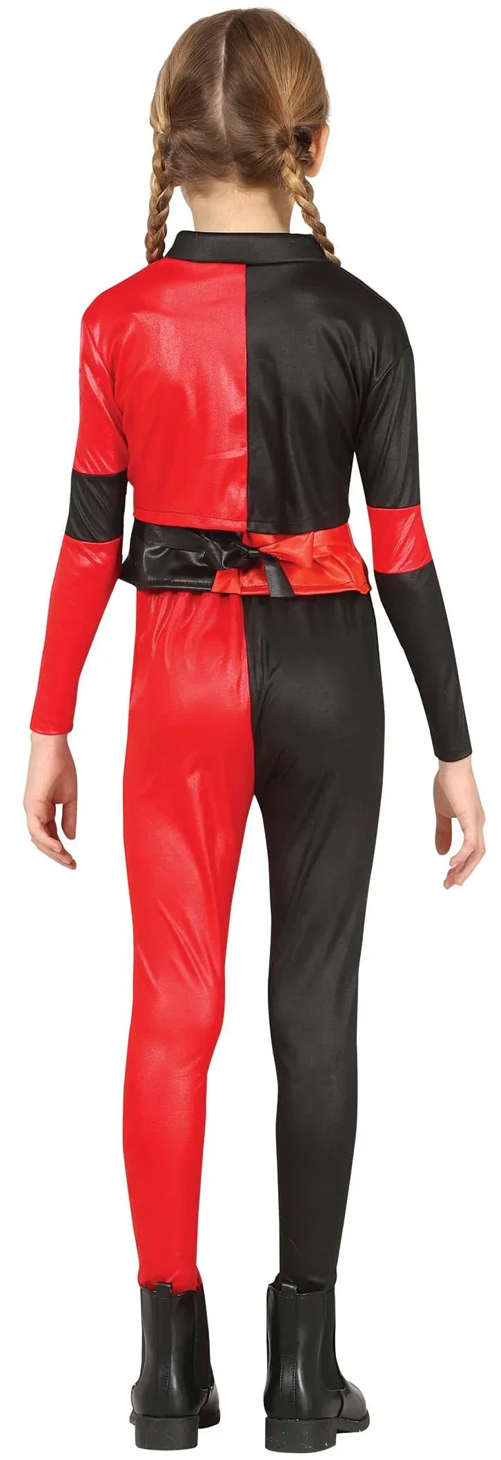 Disfraz de Harley Rebelde Roja y Negra para Niña - Image 2