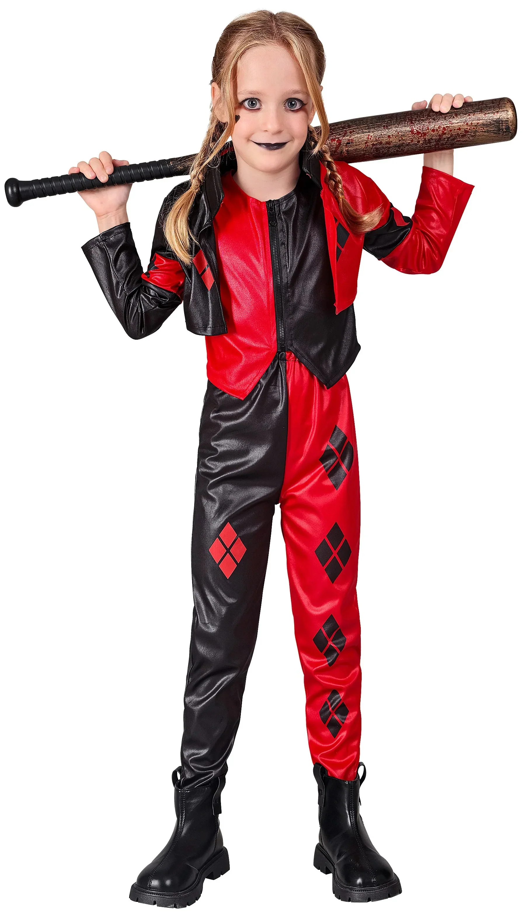 Disfraz de Harley Villana Malvada para Niña - Image 4