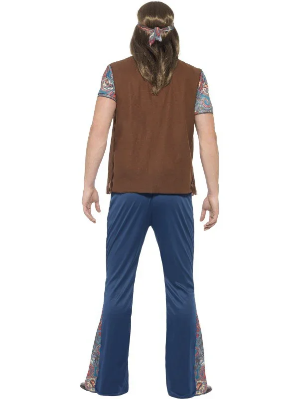 Disfraz de Hippie para Hombre con Colgante - Image 3
