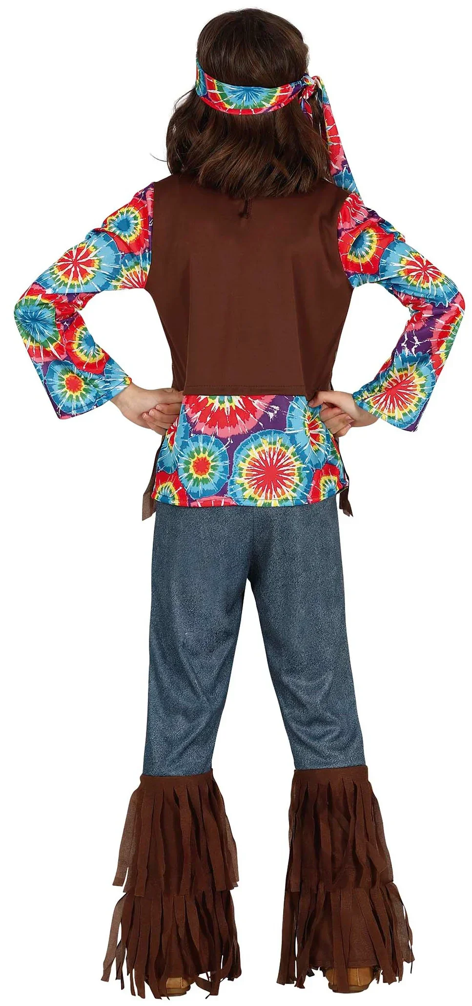 Disfraz de Hippie Floreada para Niña - Image 2