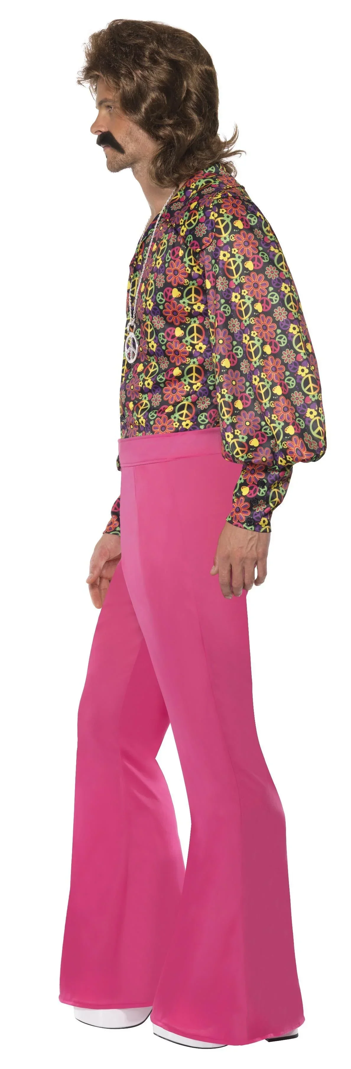 Disfraz de Hippie Flower Power para Hombre - Image 3