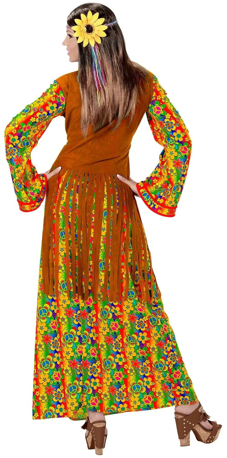 Disfraz de Hippie Largo para Mujer - Image 2