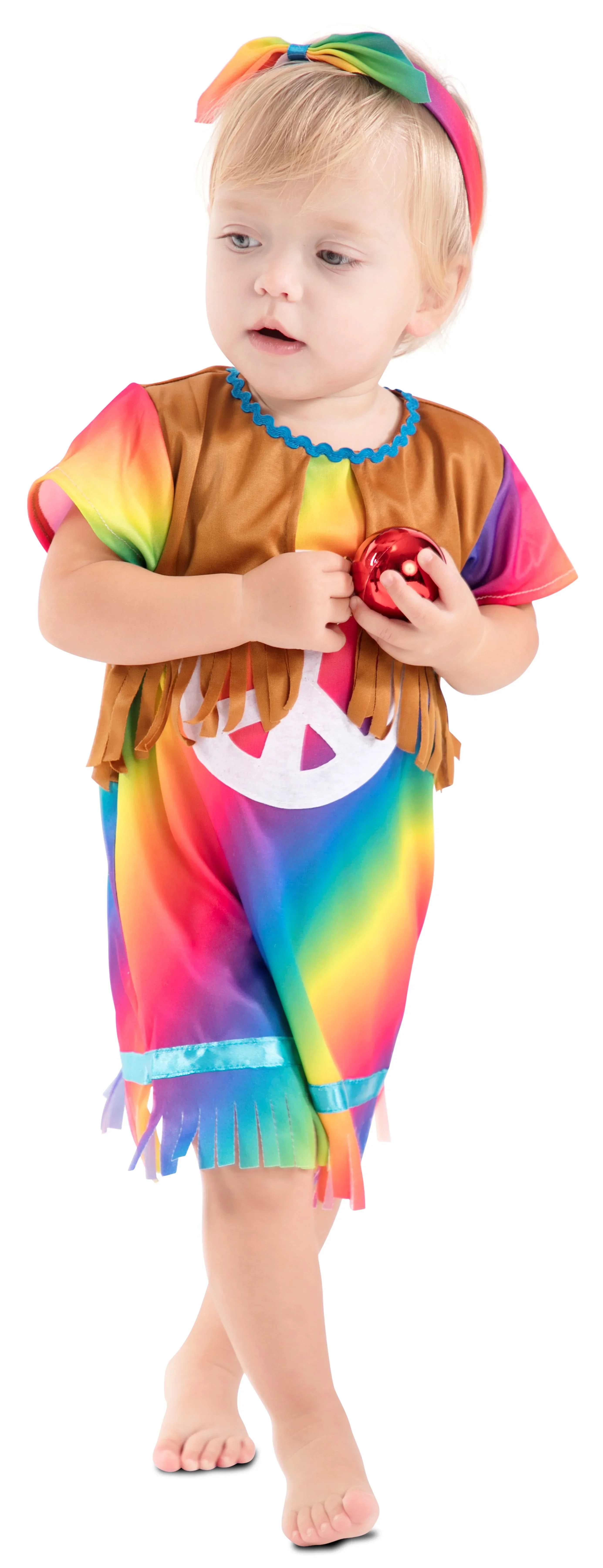 Disfraz de Hippie Multicolor para Bebé - Image 2