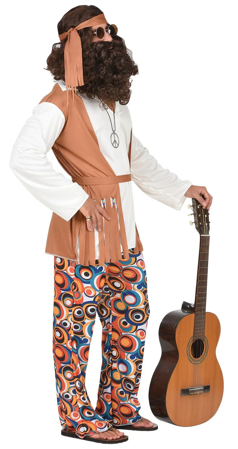 Disfraz de Hippie Pacifista Años 60 para Hombre - Image 4
