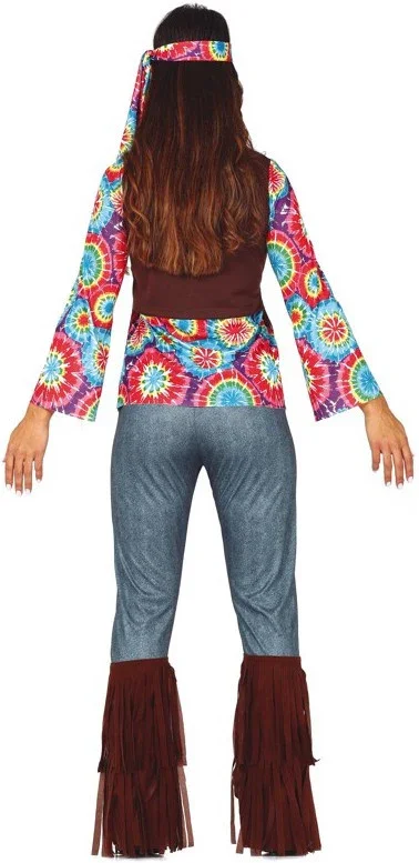 Disfraz de Hippie Floreada para Mujer - Image 2