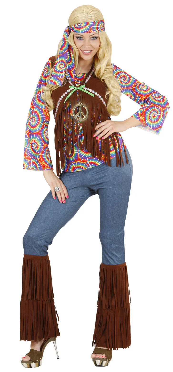 Disfraz de Hippie Psicodelico para Mujer - Image 3