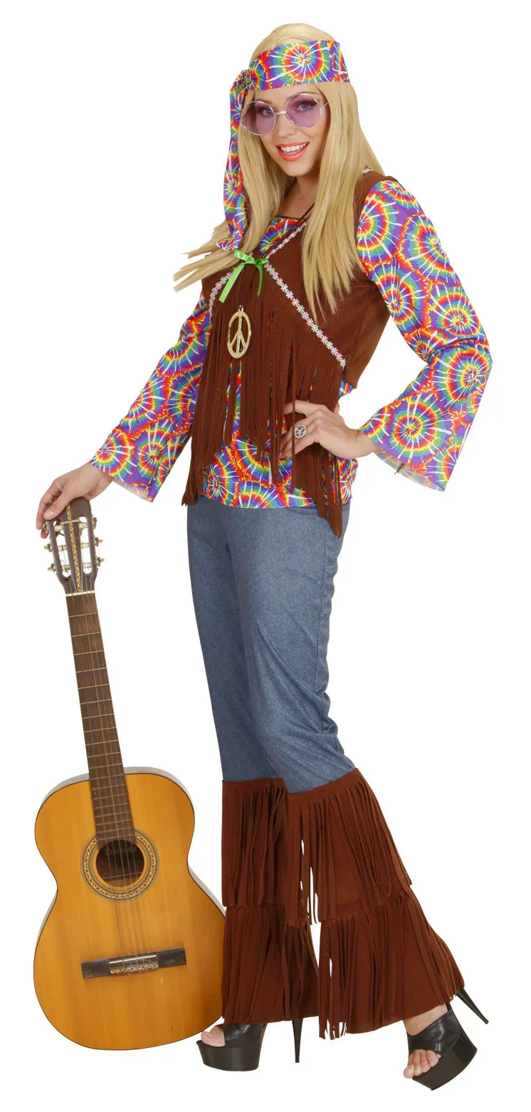 Disfraz de Hippie Psicodelico para Mujer - Image 4