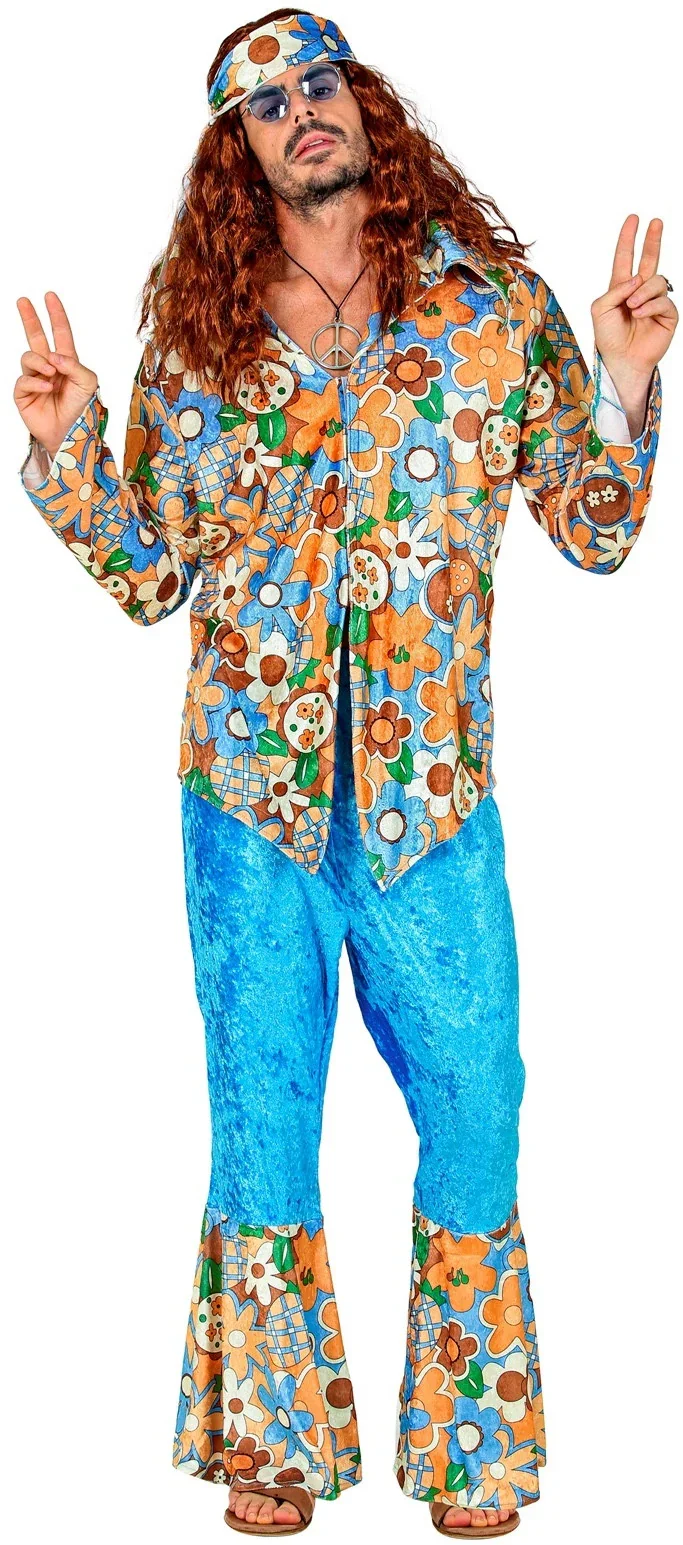 Disfraz de Hippie en Talla Grande para Hombre - Image 3