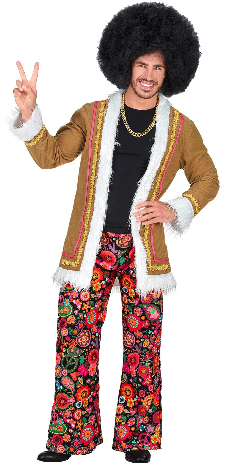 Disfraz de Hippie Woodstock para Hombre - Image 4