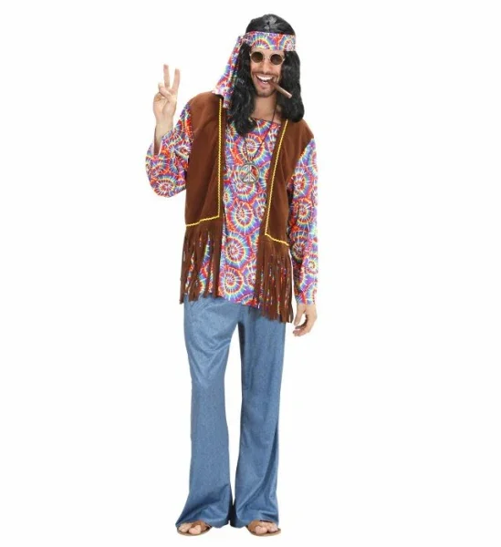 Disfraz de Hippie Psicodélico para Hombre - Image 3