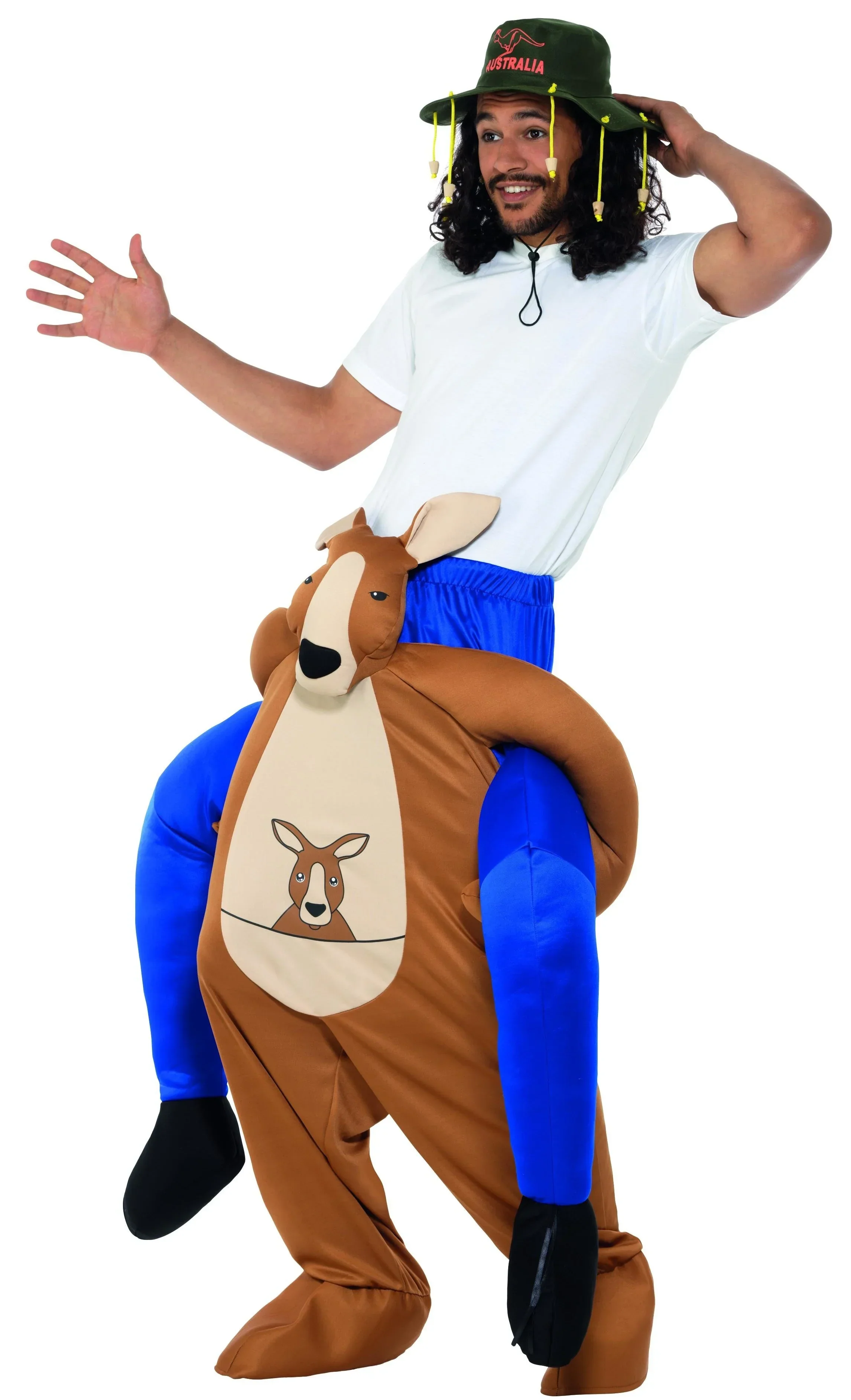 Disfraz a Hombros de Canguro para Adulto - Image 2