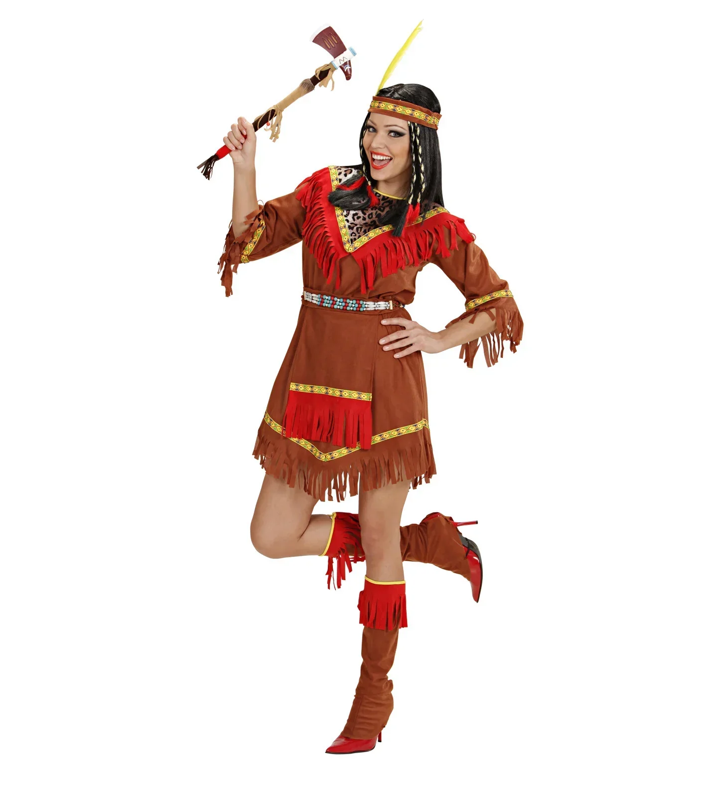 Disfraz de India Piel Roja para Mujer - Image 3