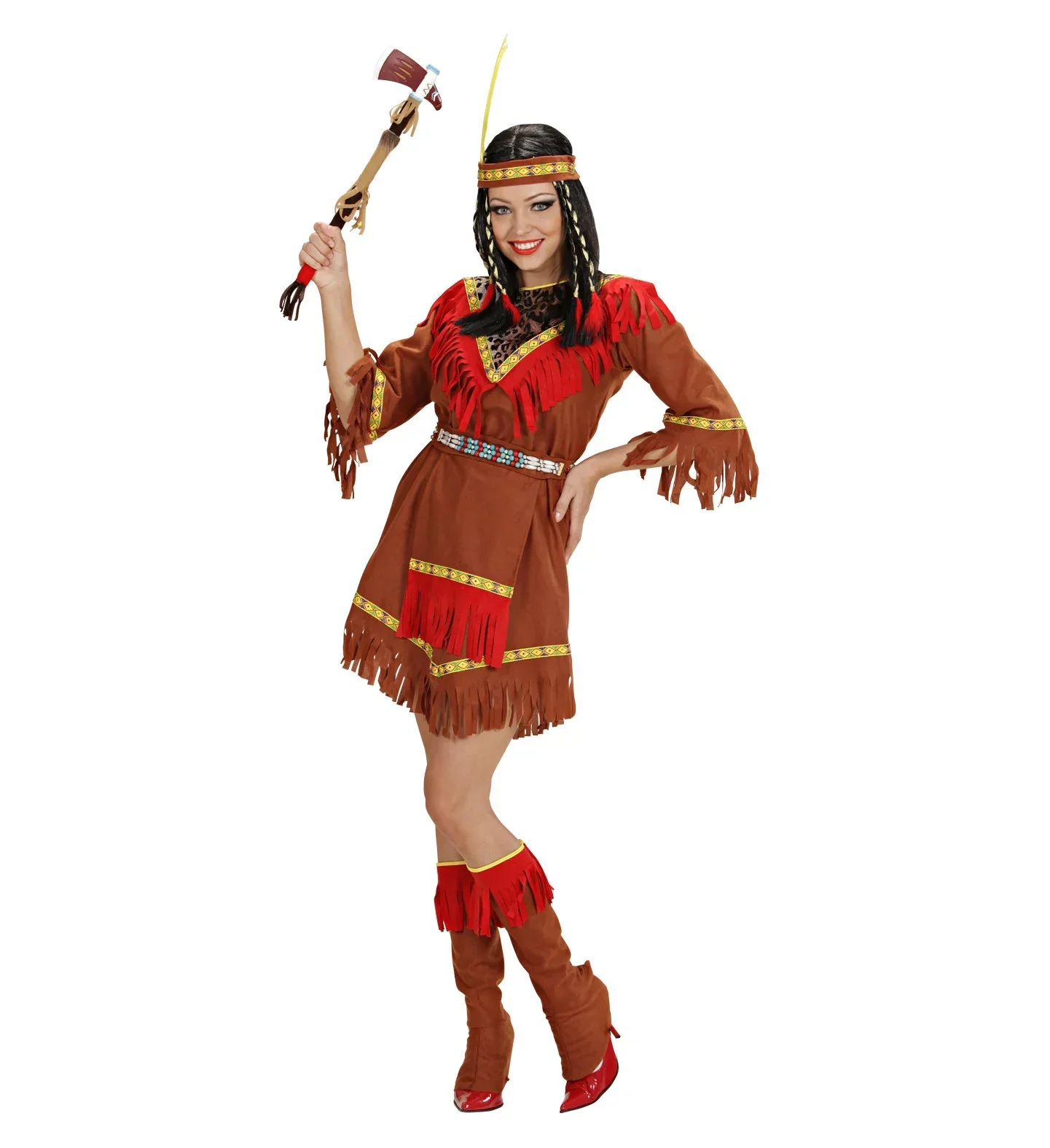 Disfraz de India Piel Roja para Mujer - Image 4