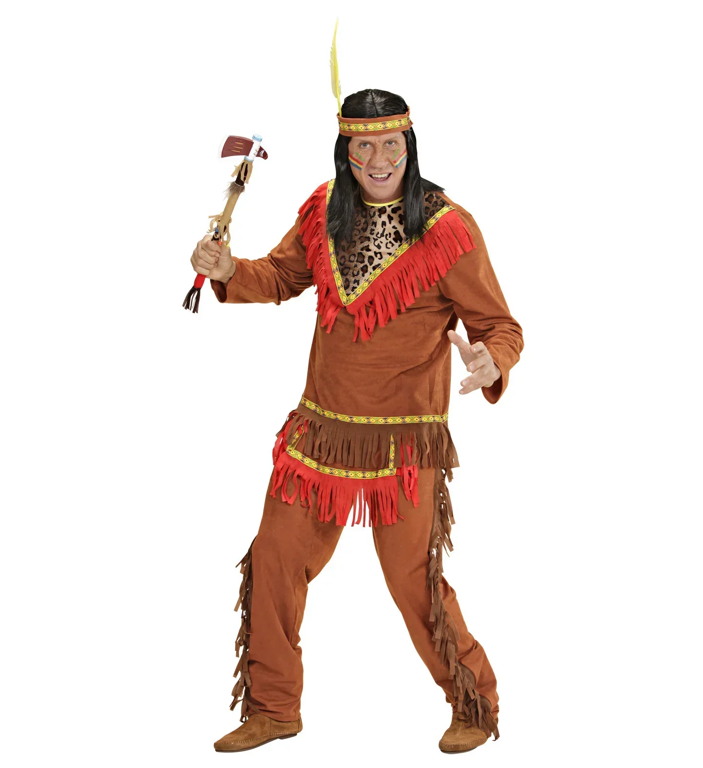 Disfraz de Indio Piel Roja para Hombre - Image 3