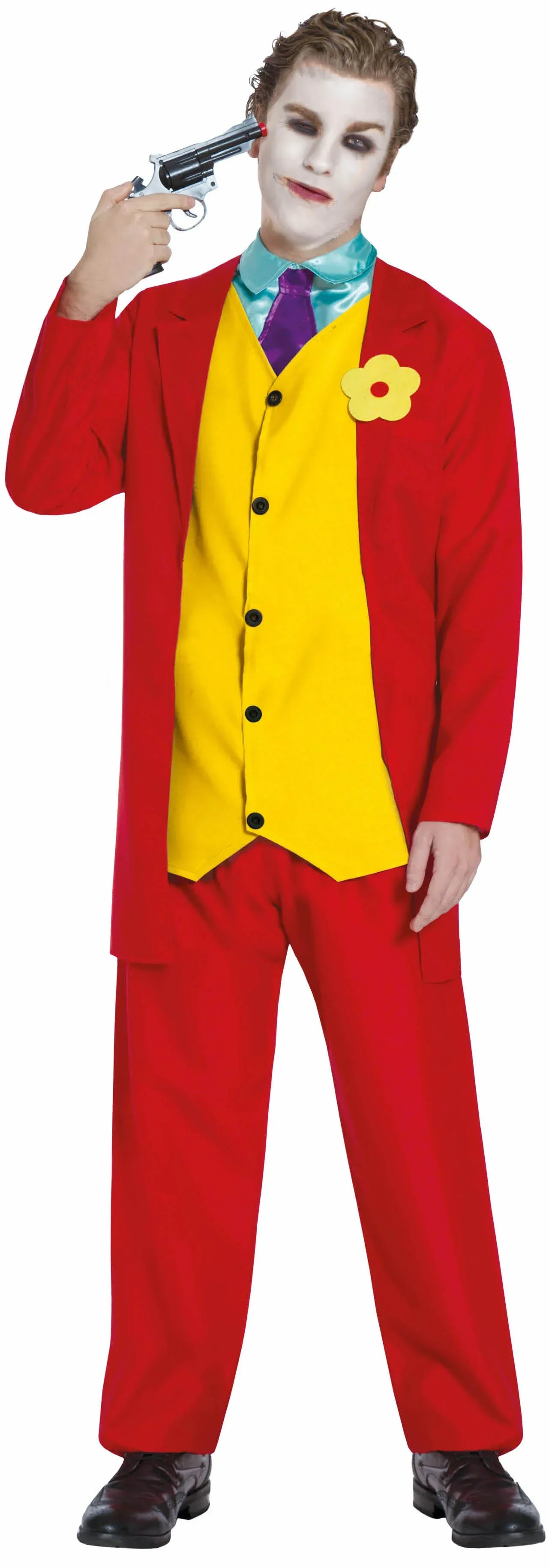 Disfraz de Joker Rojo para Adulto - Image 2