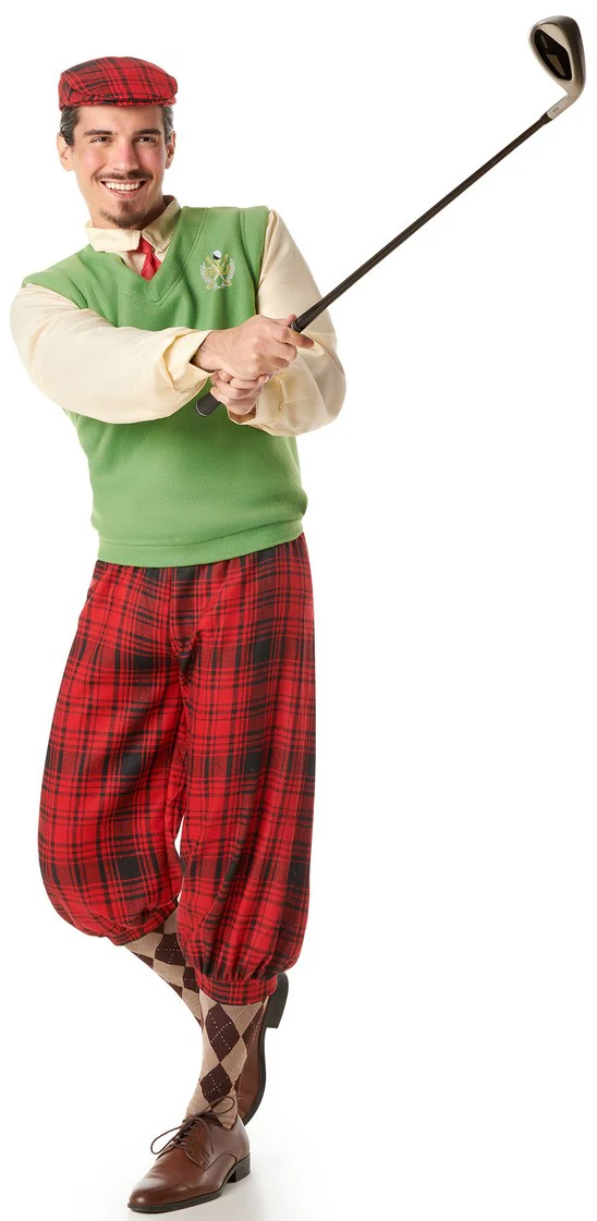 Disfraz de Jugador de Golf Clásico para Hombre