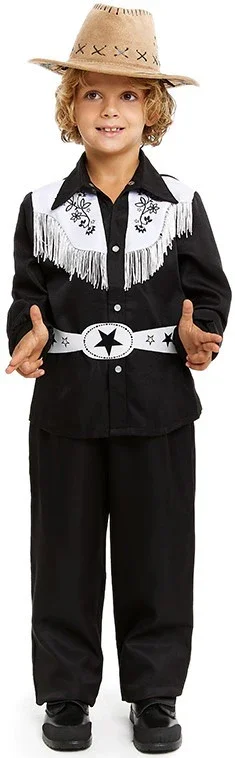 Disfraz Ken Vaquero Negro para Niño - Image 3
