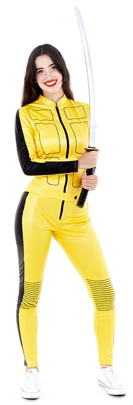 Disfraz de Kill Bill Amarillo para Mujer - Image 3