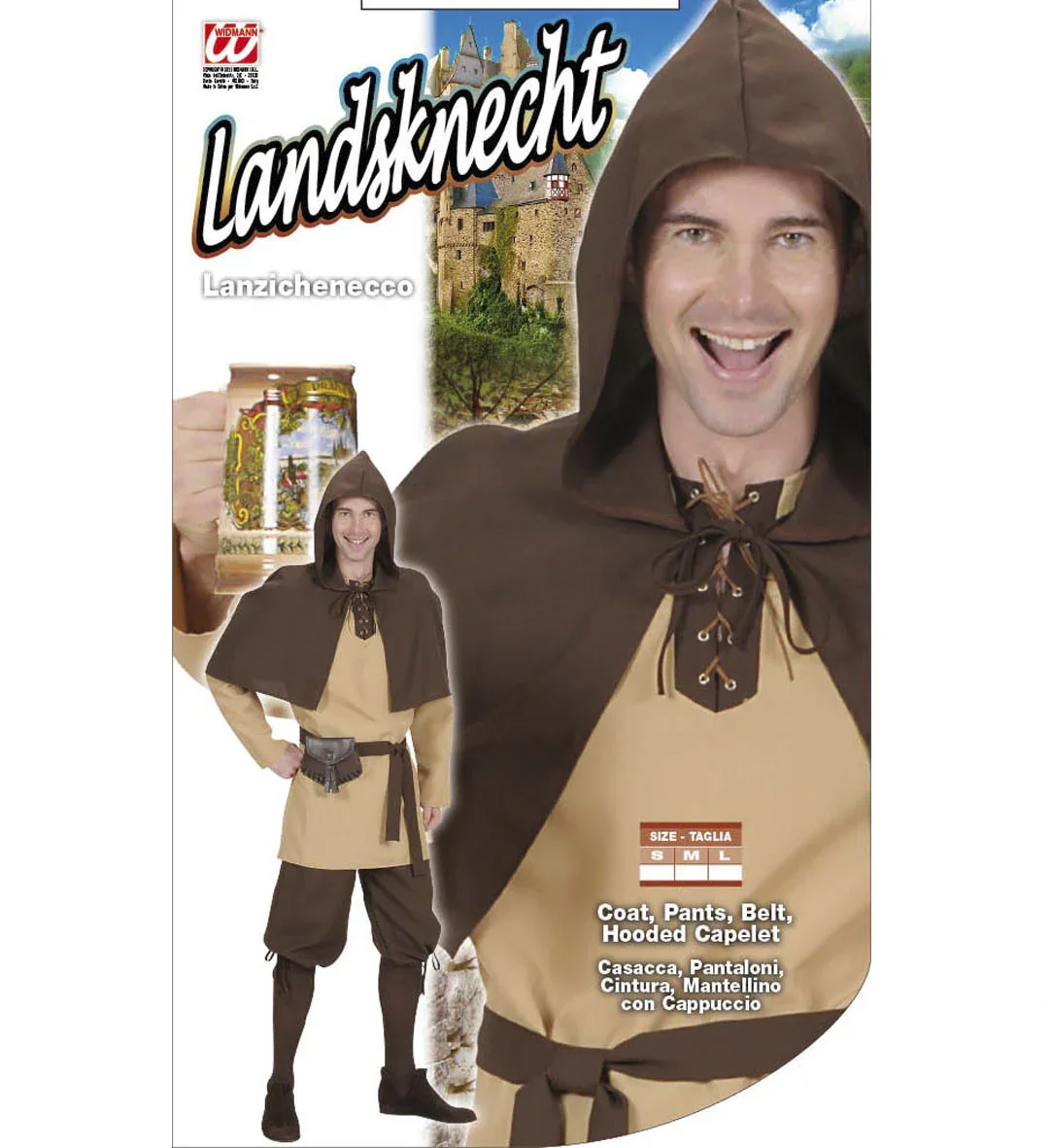 Disfraz de Campesino Medieval para Adulto - Image 3