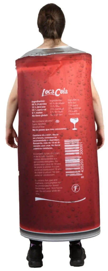 Disfraz de Lata de Coca Cola para Adulto - Image 2