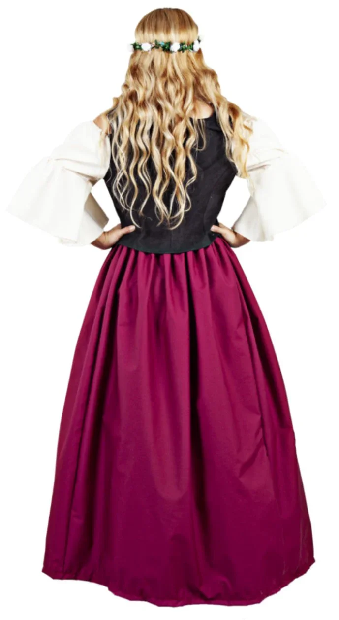 Disfraz de Lavandera Medieval para Mujer - Image 2