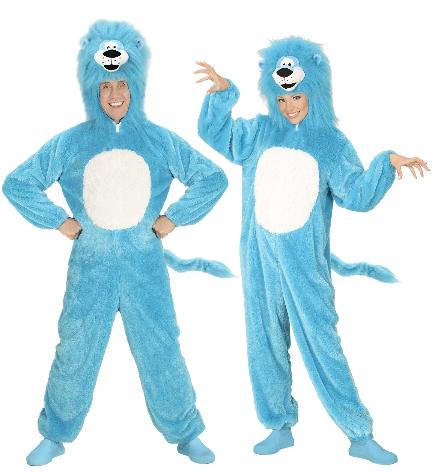 Disfraz de León Azul para Adulto - Image 3