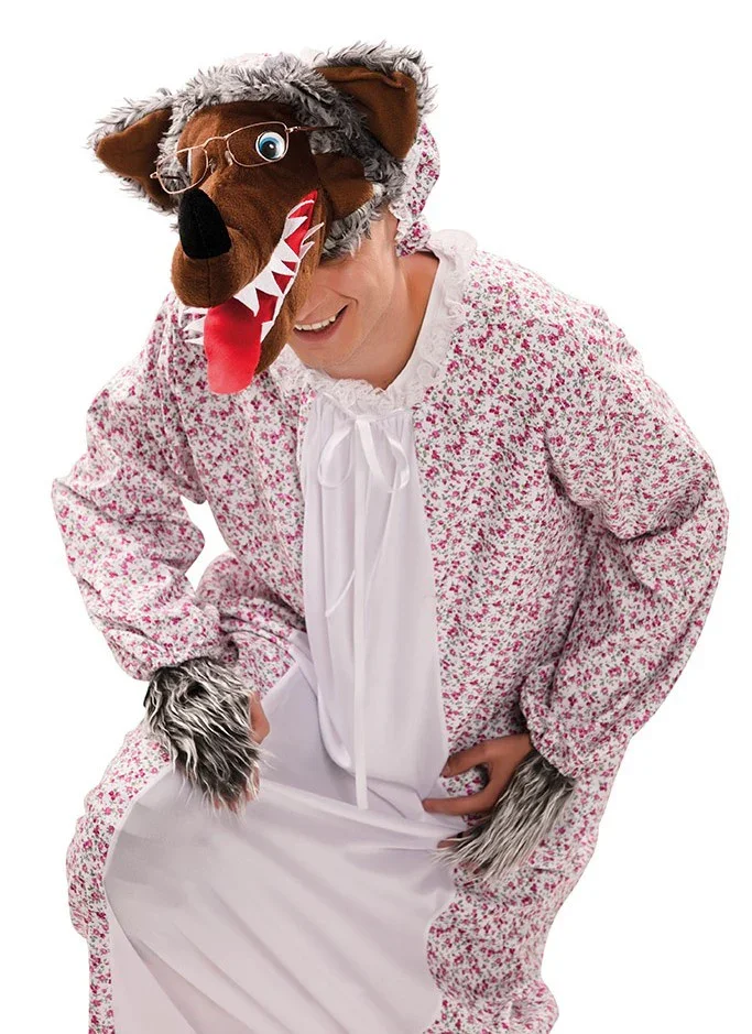 Disfraz de Lobo Vestido de Abuela para Adulto - Image 2