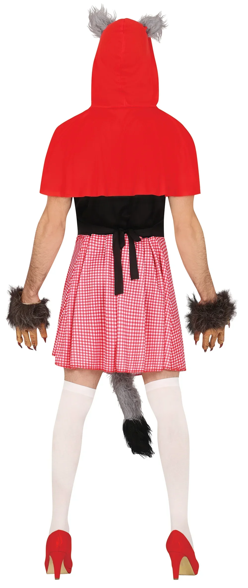 Disfraz de Lobo Vestido de Caperucita para Hombre - Image 2
