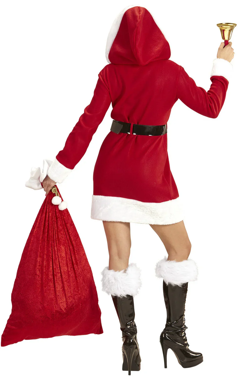 Disfraz de Mamá Noel con Capucha para Mujer - Image 2