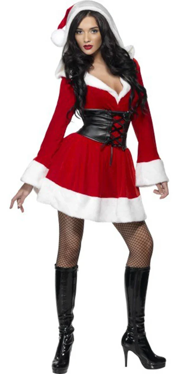 Disfraz de Mamá Noel con Corpiño para Mujer - Image 3