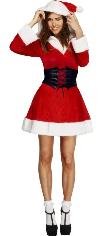 Disfraz de Mamá Noel con Corpiño para Mujer - Image 4