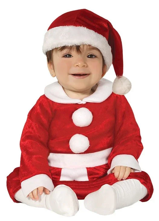Disfraz de Mamá Noel Terciopelo para Bebé - Image 2