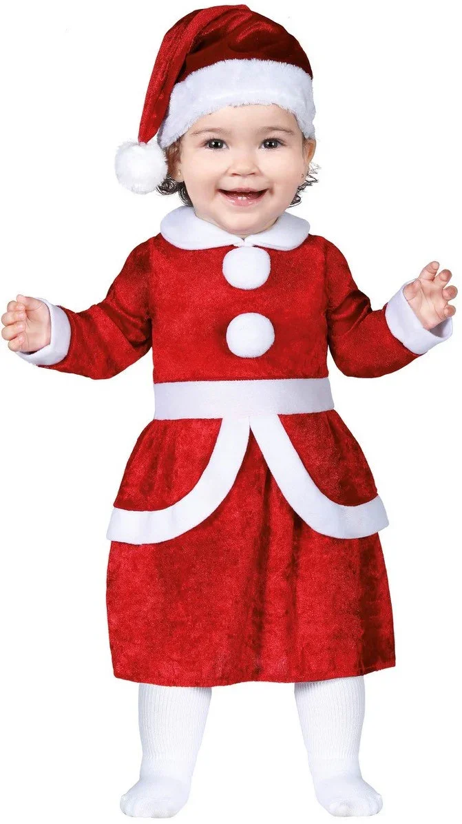 Disfraz de Mamá Noel Terciopelo para Bebé - Image 3