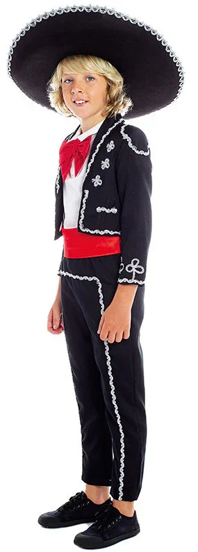Disfraz de Mariachi Mejicano Clásico para Niño - Image 3