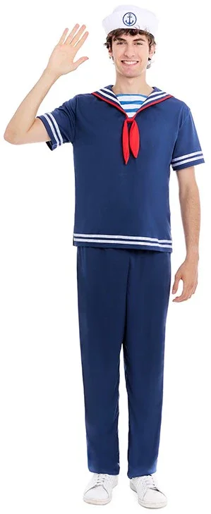 Disfraz de Marinero Navegante Azul para Hombre