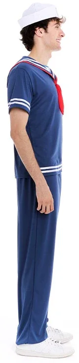 Disfraz de Marinero Navegante Azul para Hombre - Image 3