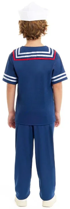 Disfraz de Marinero Navegante Azul para Niño - Image 2