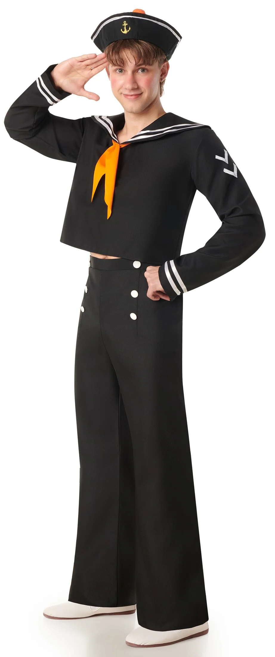 Disfraz de Marinero Negro para Hombre