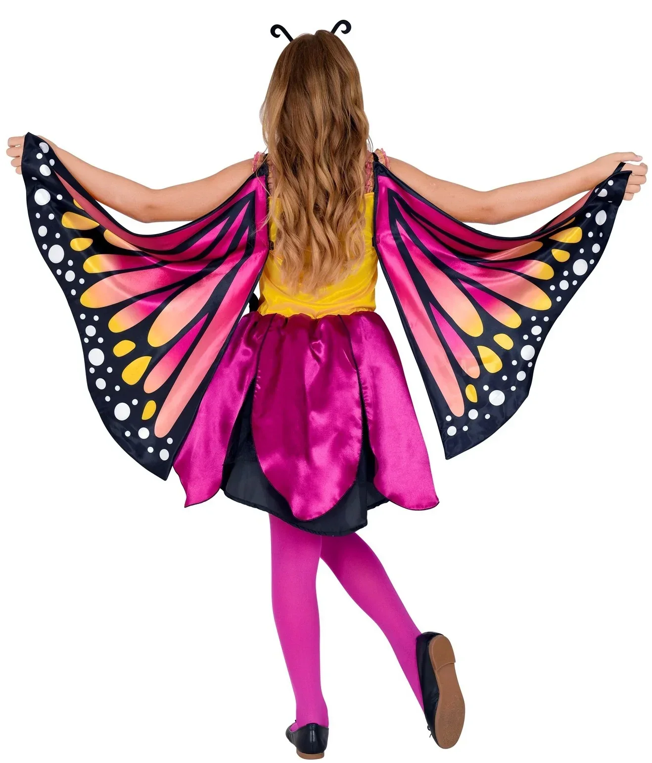 Disfraz de Mariposa Rosa y Amarilla para Niña - Image 2