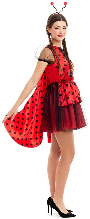 Disfraz de Mariquita con Alas para Mujer - Image 3