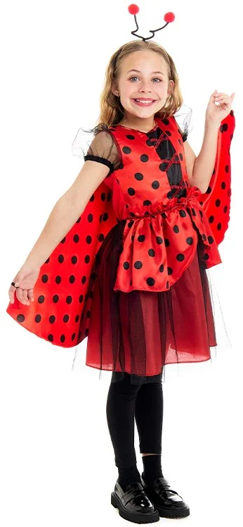 Disfraz de Mariquita con Alas para Niña - Image 3