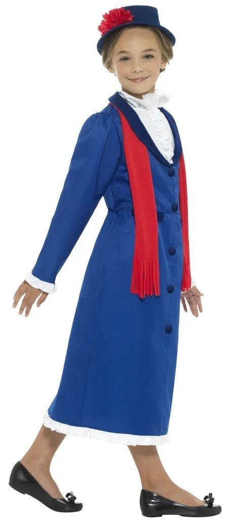 Disfraz de Mary Poppins Azul para Niña - Image 2